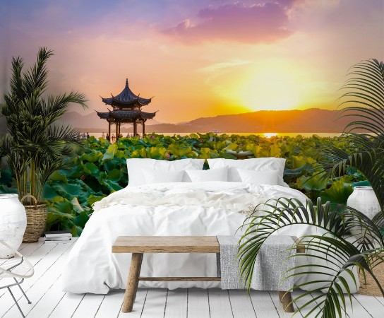 The Lotus photowallpaper Scandiwall