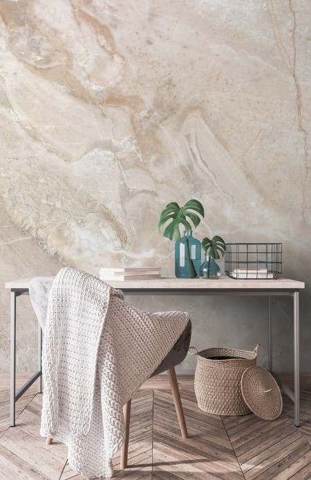 Beige Marble Stone photowallpaper Scandiwall