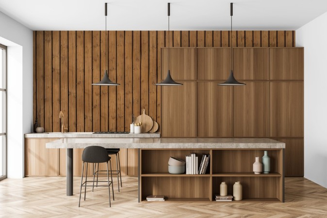 Vertical Wood photowallpaper Scandiwall