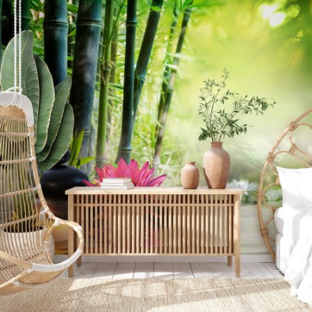 Massage in Nature photowallpaper Scandiwall