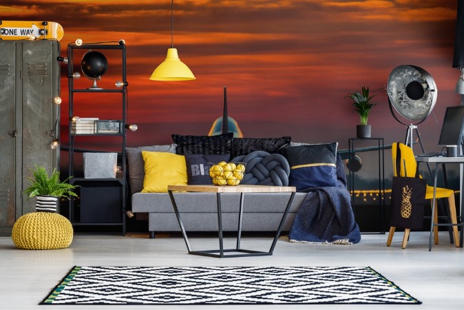 Aircraft photowallpaper Scandiwall