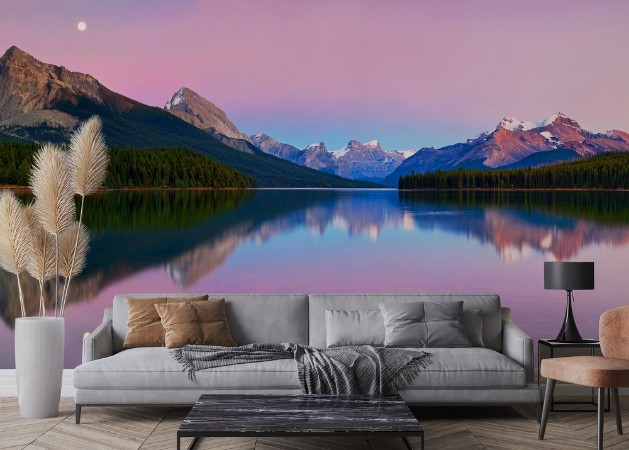 Maligne Lake photowallpaper Scandiwall