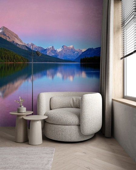 Maligne Lake photowallpaper Scandiwall