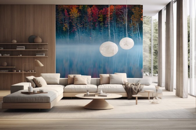 Morning Reflection photowallpaper Scandiwall