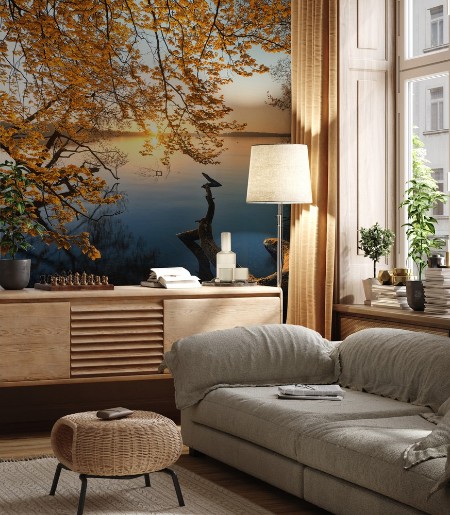 Autumn Morning photowallpaper Scandiwall