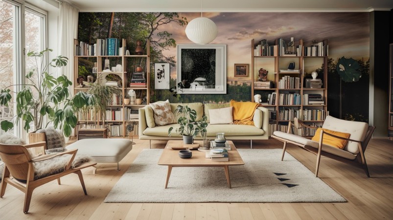 Lake Tarmsjön, Sweden photowallpaper Scandiwall