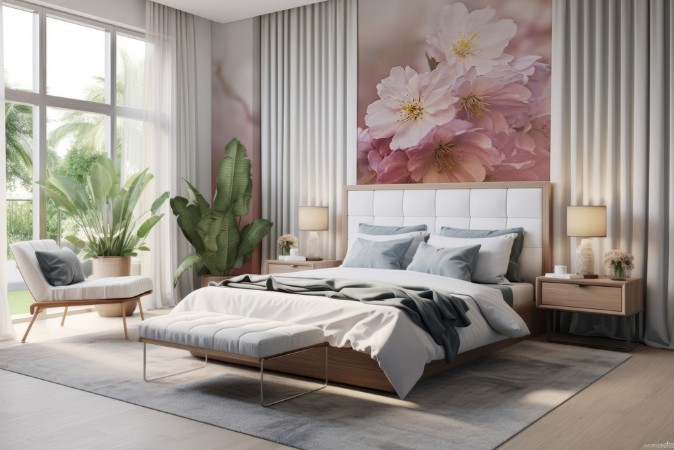 Sakura photowallpaper Scandiwall