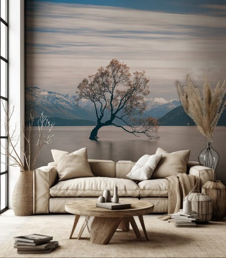 Lonely Tree photowallpaper Scandiwall