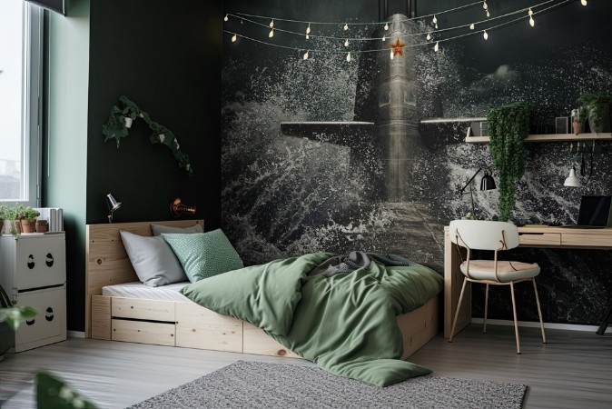 Submarine photowallpaper Scandiwall