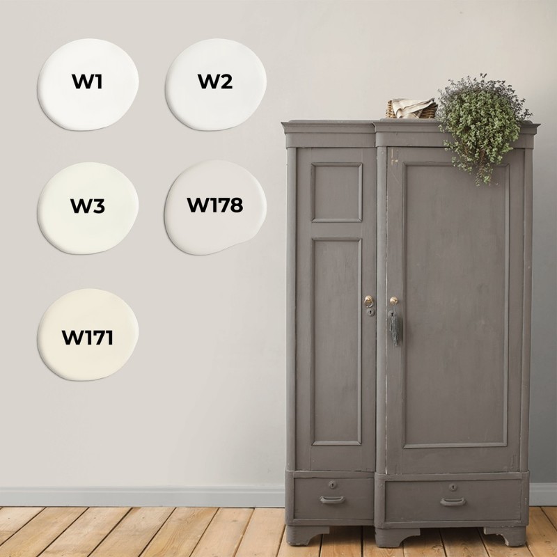 Swatchkit Vit färgskala paint 