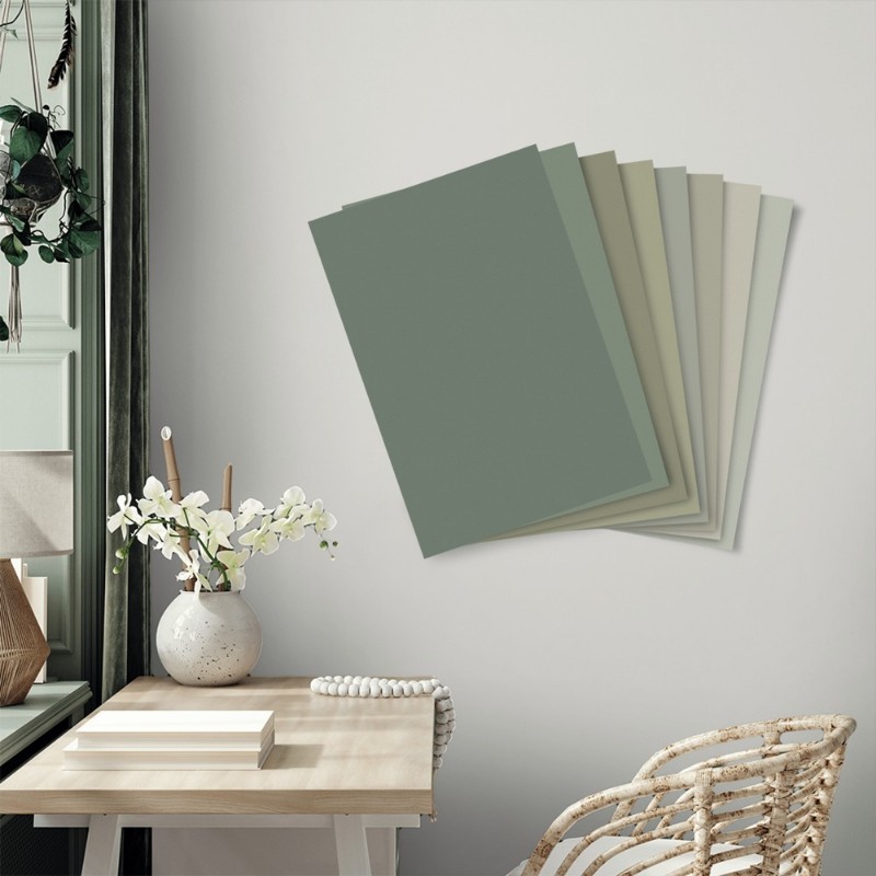 Swatchkit Green colour scale paint 