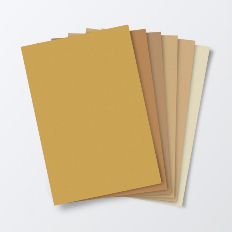 Swatchkit Gul färgskala paint 