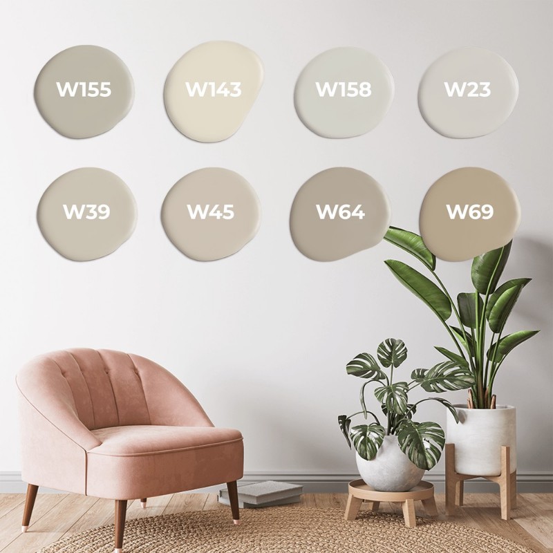 Swatchkit Beige colour scale paint 