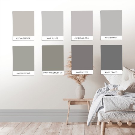 Swatchkit Grey colour scale paint 
