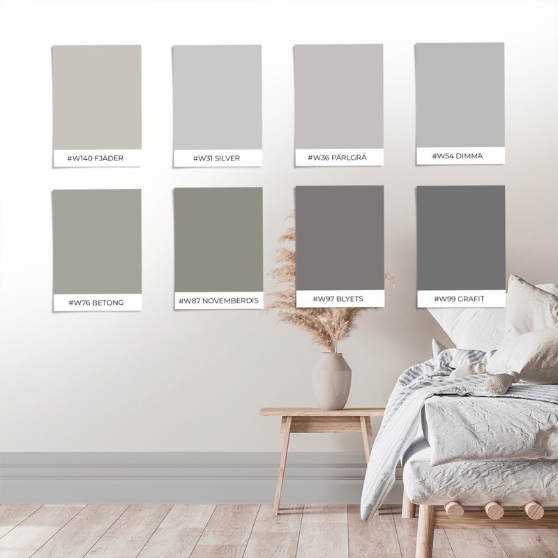 Swatchkit Grey colour scale paint 