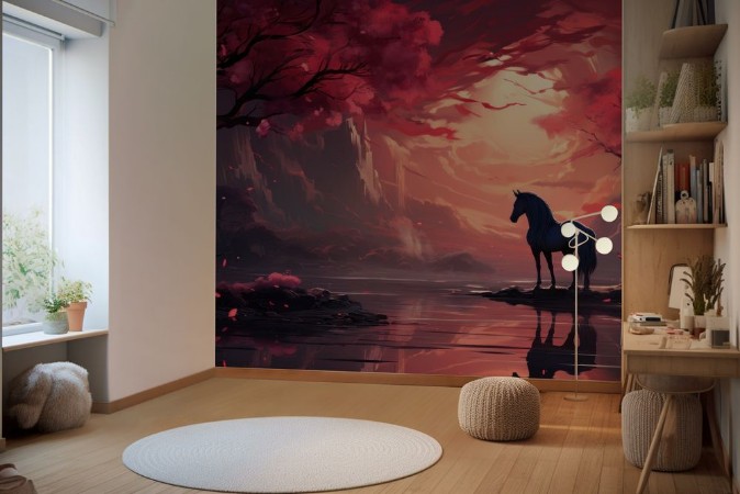 Dreamy Horse photowallpaper Wallpassion