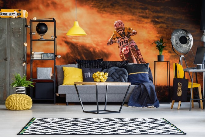 Above photowallpaper Scandiwall