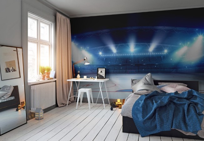 Ice Hockey Stadium photowallpaper Scandiwall