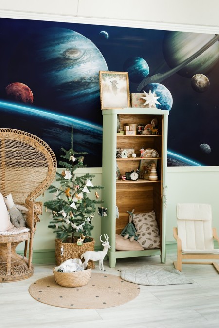Planets of the Solar system photowallpaper Scandiwall