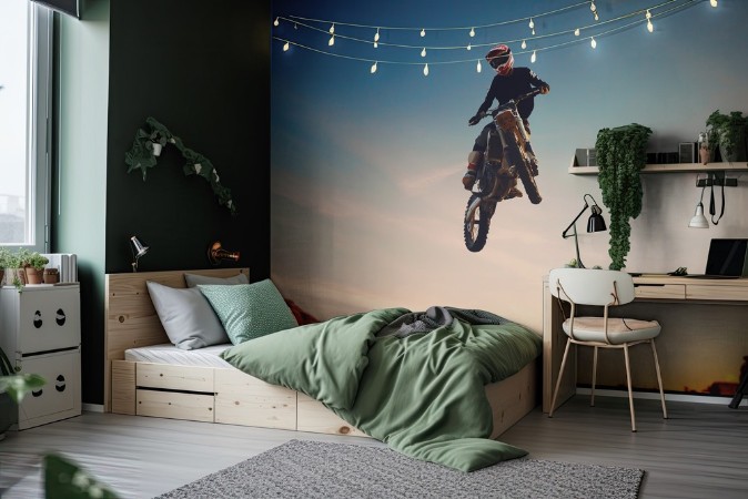 Motofreestyle photowallpaper Scandiwall