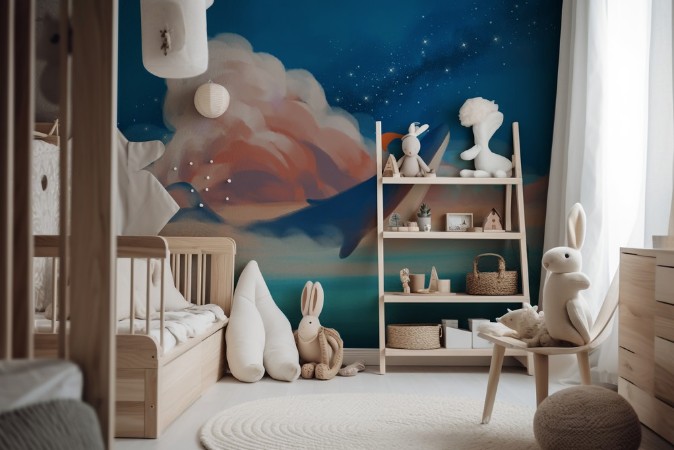 A Whale Dream photowallpaper Scandiwall