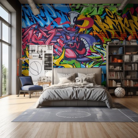 Street Graffiti photowallpaper Scandiwall