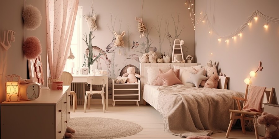 Woodland Animals photowallpaper Scandiwall