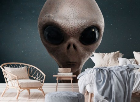 Alien photowallpaper Scandiwall