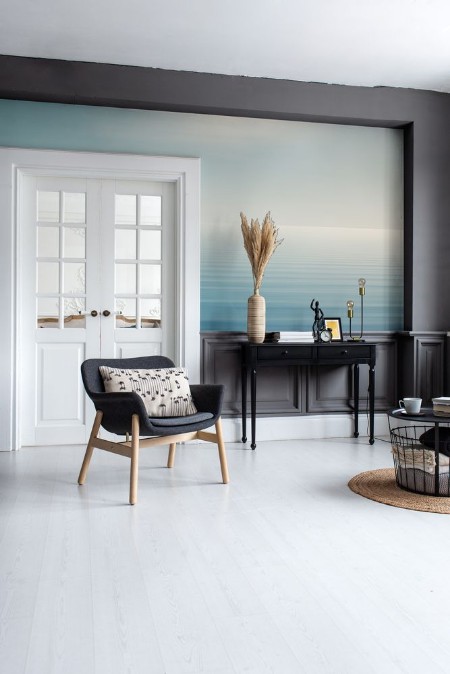 Calm seaspace photowallpaper Scandiwall