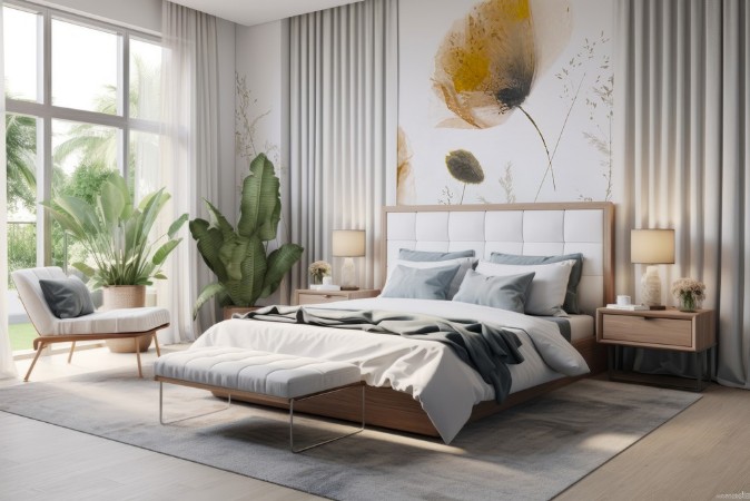 Artsy Flowers photowallpaper Scandiwall