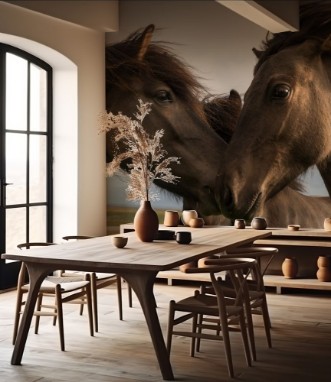 Horse photowallpaper Scandiwall