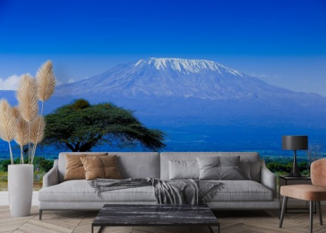 Kilimanjaro landscape photowallpaper Scandiwall