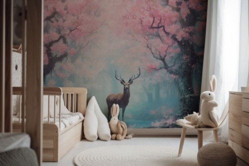 Fairytale Deer photowallpaper Wallpassion