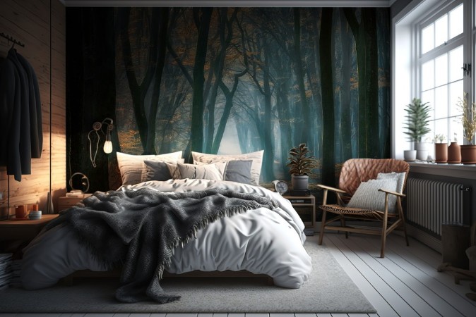 Cold Light photowallpaper Scandiwall