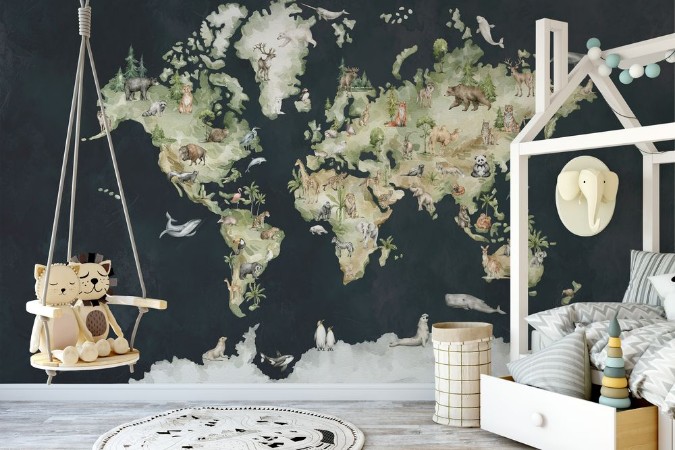 World adventurer Midnight Blue - 1029701-05 photowallpaper 