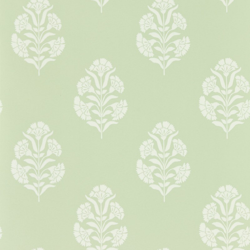 Standen Sage - W0199/06 wallpaper Clarke & Clarke
