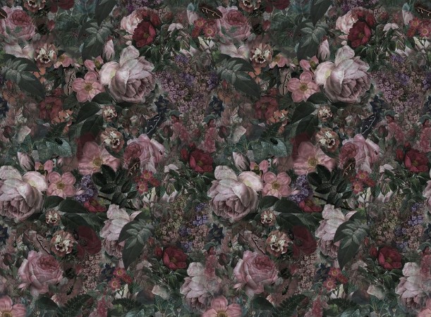 Dark Floral - 9419W wallpaper Boråstapeter