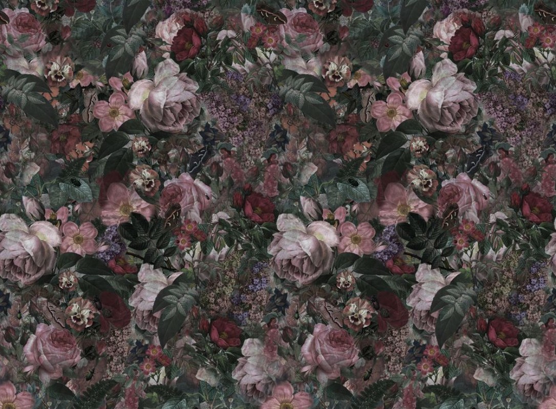 Dark Floral - 9419W wallpaper Boråstapeter