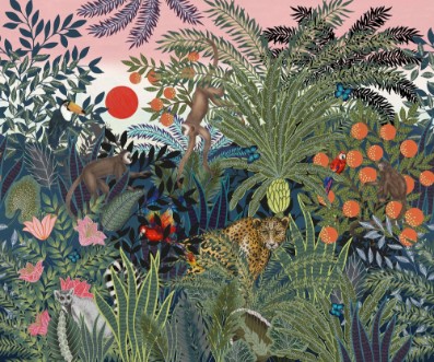 Jungle Wall Animals - 9426W wallpaper Boråstapeter