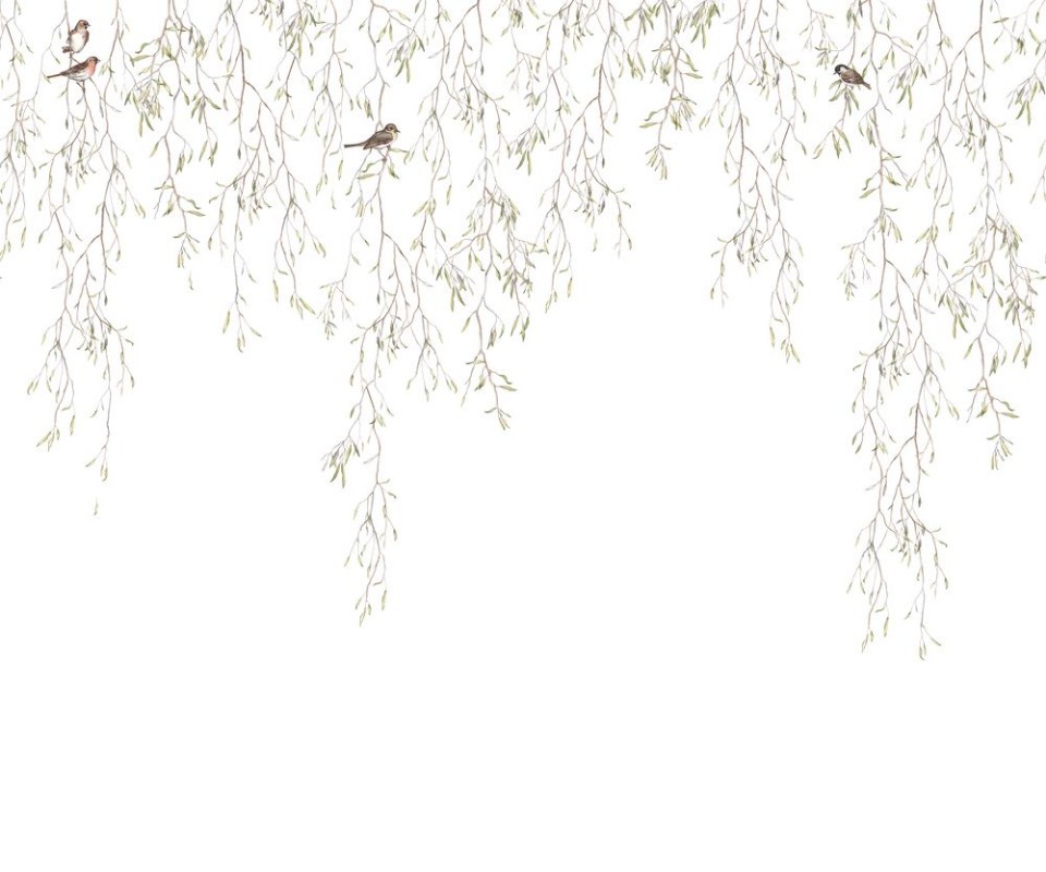 Spring birds - 9447W wallpaper Boråstapeter