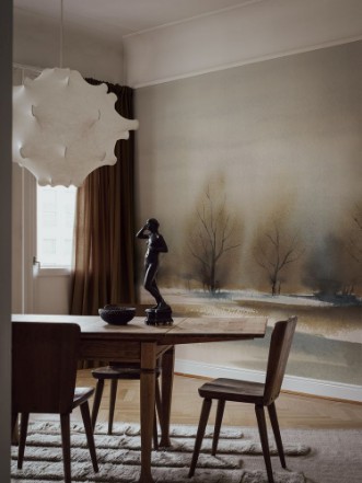 Watercolour Landscape - 9481W wallpaper Boråstapeter