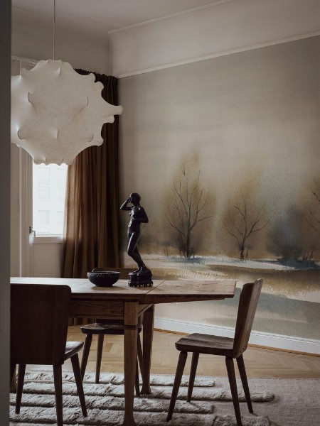 Watercolour Landscape - 9481W wallpaper Boråstapeter