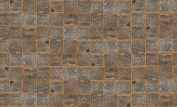 Brown Plates - 9507W wallpaper Boråstapeter