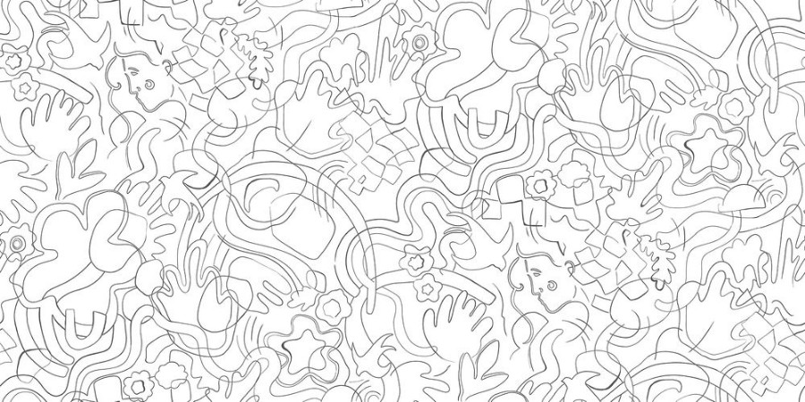 Line Art - 9529W wallpaper Boråstapeter