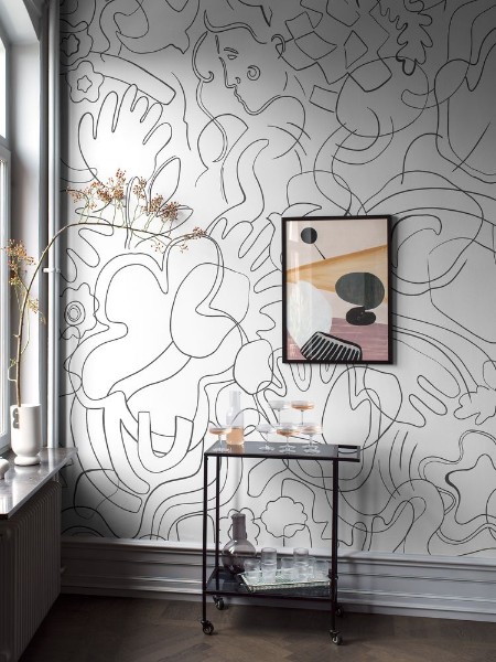 Line Art - 9529W wallpaper Boråstapeter