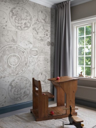 Vintage Star Map - 9549W wallpaper Boråstapeter