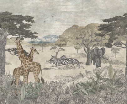 Serengeti  - 9574W wallpaper Boråstapeter