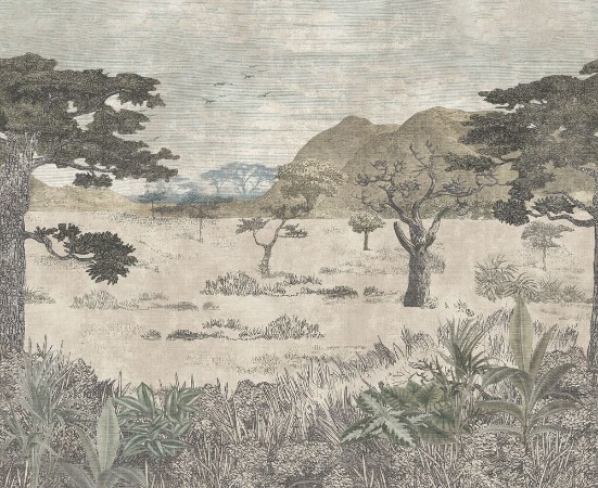 Serengeti Savannah - 9575W wallpaper Boråstapeter