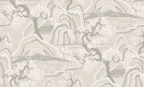 Indigo Garden Mural - 9591W wallpaper Boråstapeter