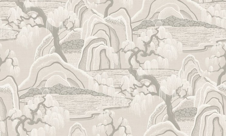 Indigo Garden Mural - 9591W wallpaper Boråstapeter